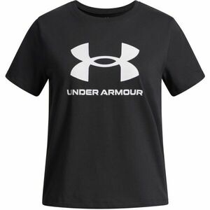 Under Armour BIG LOGO Tricou fete, negru, mărime L imagine