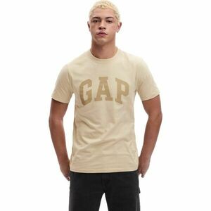 GAP BASIC LOGO Tricou pentru bărbați, bej, mărime imagine