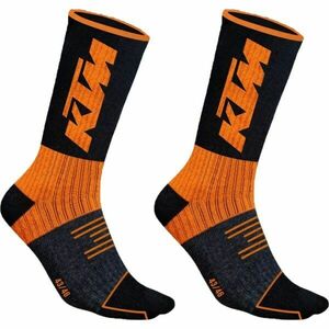KTM SOCKS LONG 2P Șosete unisex, negru, mărime imagine