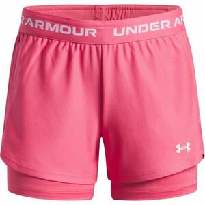 Under Armour TECH PLAY UP 2N1 SHORT Pantaloni scurți pentru fete, roz, mărime L imagine