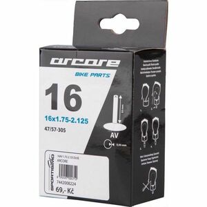 Arcore 16AV Cameră bicicletă, negru, mărime imagine