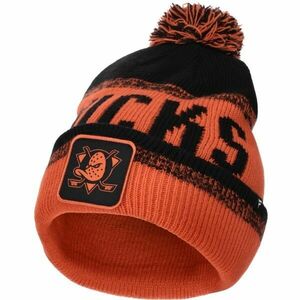 FANATICS ANAHEIM DUCKS THRIVE CUFFED POM BEANIE Căciulă, portocaliu, mărime imagine