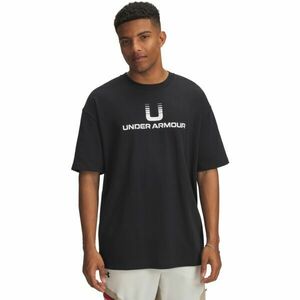 Under Armour U LOGO HEAVYWEIGHT Tricou de bărbați, negru, mărime L imagine