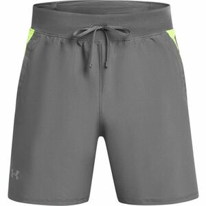 Under Armour LAUNCH ELITE 2IN 17'' Șort bărbați, gri, mărime S imagine