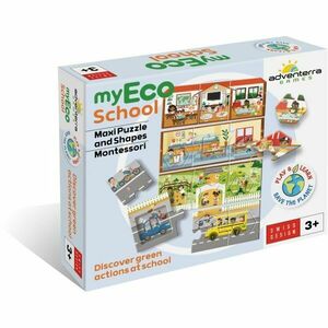 ADVENTERRA GAMES MOJE EKOŠKOLA Puzzle educativ, mix, mărime imagine