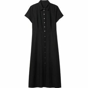 GAP SS SHIRTDRESS MAXI Rochie damă, negru, mărime imagine