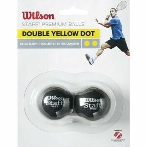 Wilson STAFF SQUASH 2 BALL DBL YEL DOT Minge squash, galben, mărime imagine
