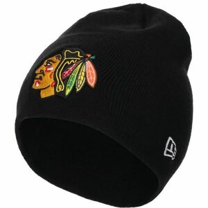 New Era CHICAGO BLACKHAWKS NHL SKULL BEANIE Căciulă, negru, mărime UNI imagine