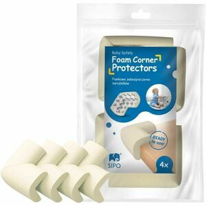 Sipo FOAM PROTECTORS 4PCS Protecție pentru colțuri și muchii, alb, mărime imagine