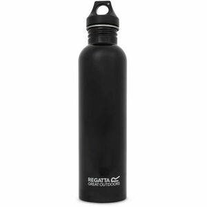 REGATTA OUTDOORS STAINLESS STEEL BOTTLE 1L Sticlă de oțel inoxidabil, negru, mărime 1 L imagine