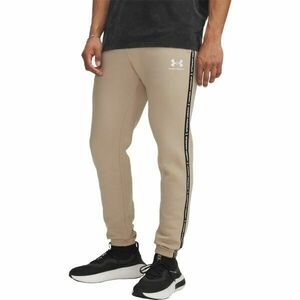 Under Armour ICON FLEECE JGR TAPING Pantaloni trening bărbați, bej, mărime L imagine
