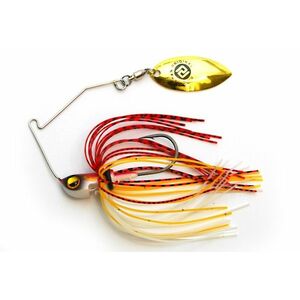 Spinnerbait Raid Level Spin Pino Single Willow, Shichimi Tiger, 7g imagine