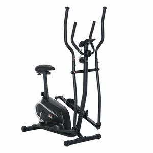 HOMCOM Bicicletă Fitness cu Monitor LCD și 8 Nivele de Rezistență, Antrenament Cardio la Domiciliu | Aosom Romania imagine