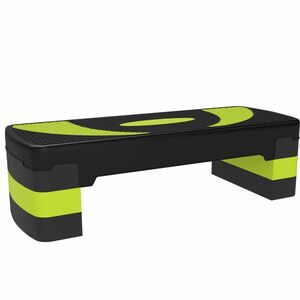 HOMCOM Aerobic Fitness Step, Stepper reglabil la 3 inaltimi 10-15-20 cm pentru antrenament acasa si la sala, albastru si negru | Aosom Romania imagine