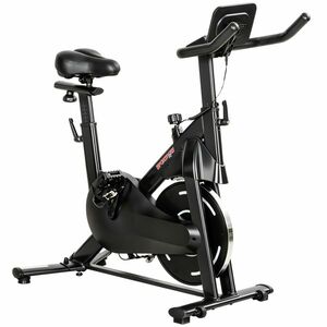 SPORTNOW Bicicletă Fitness pentru Acasă, Bicicletă de Interior cu Rezistență Magnetică Silențioasă, Șa și Ghidon Reglabile | Aosom Romania imagine