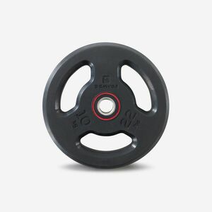 Disc din fontă parțial reciclată, înveliș din cauciuc 28 mm 10 kg Bodybuilding imagine