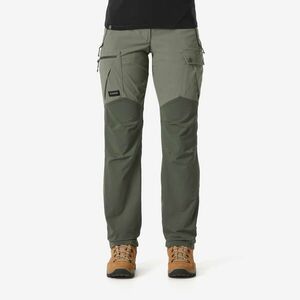 Pantalon Rezistent Trekking la munte MT500 Gri Damă imagine