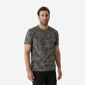 Tricou rezistent 100 CAMO ISLAND NEGRU imagine