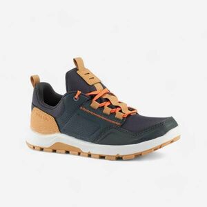 Încălțăminte hidrofobă de drumeție cu șireturi 35 - 38 NH500 Gri Copii imagine