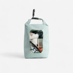 Rucsac etanș Verde (IPX6) de 2, 5 l cu fereastră de vizibilitate. imagine