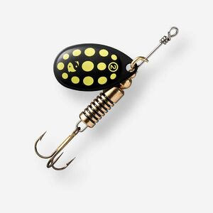 Linguriţă Rotativă Pescuit la Răpitori Weta Nr.2 Negru Puncte Galbene imagine