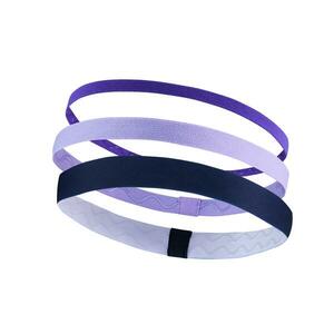 Set 3 bentițe elastice pentru păr Fitness Mov Damă imagine