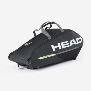 Geantă de tenis - Head super combi 9r Negru-Galben imagine