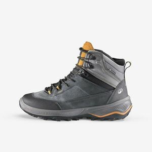 Bocanci înalți din piele Trekking MT100 Bărbați imagine