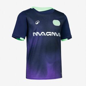 Tricou de fotbal cu mânecă scurtă VIRALTO Kids Bleumarin Verde Copii imagine