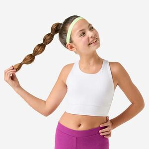 Bustieră opacă cu spate deschis Alb Fete imagine