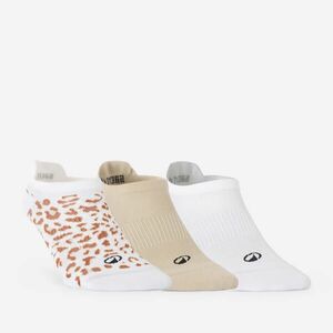 Set 3 perechi șosete scurte Fitness Alb/Negru imagine