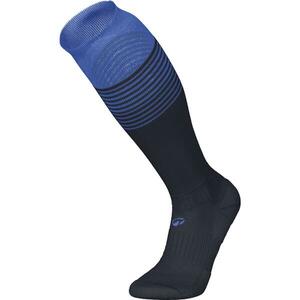 Șosete lungi de fotbal VIRALTO Bleumarin cu dungi albastre copii imagine