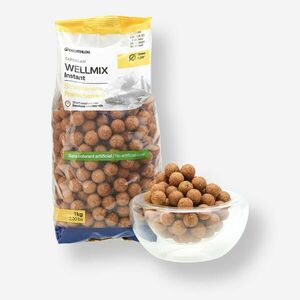 Boilies Pescuit la Crap Wellmix Instant 15mm 1kg Strawbanana imagine