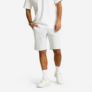 Pantalon scurt cu fermoar Fitness Gri Bărbați imagine