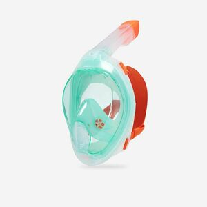 Mască snorkeling de suprafață Easybreath + cu valvă acustică.(>10ani) VERDE imagine