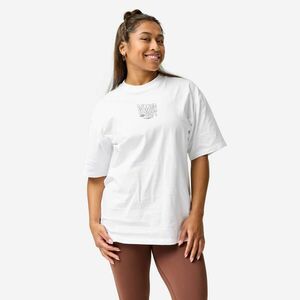 Tricou de sport oversize Alb Damă imagine