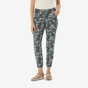 Pantalon de drumeție NH100 verde, damă imagine