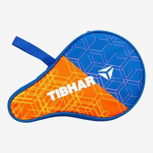Husă pentru rachetă de tenis de masă Tibhar Square Portocaliu-Albastru imagine
