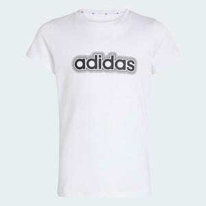 Tricou bumbac ADIDAS Alb Fete imagine