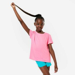 Tricou Educație fizică bumbac Roz Fete imagine