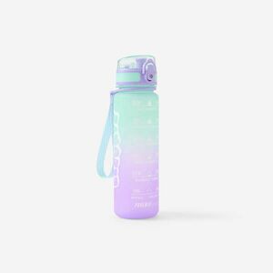 Bidon fitness cu mesaj motivațional 500 ml verde mov imagine