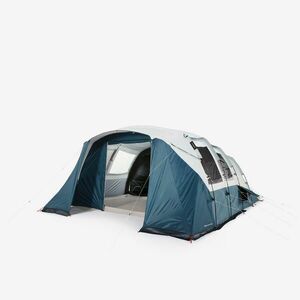 Cort de camping 6 persoane 3 camere, Fresh & Black, Arpenaz 6.3 imagine