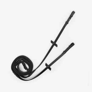 Dârlogi echitație piele grip silicon Negru Cal și ponei imagine