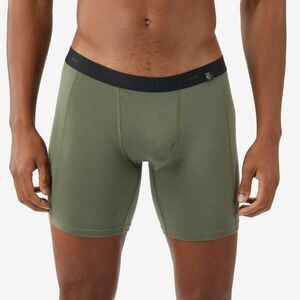 Boxeri din Lână Merinos Trekking la munte MT500 Kaki Bărbați imagine