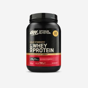 Proteină 100% zer căpșune, Gold Standard 780g imagine