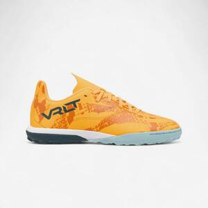 Ghete de fotbal cu șireturi Viralto I turf tf portocaliu copii imagine