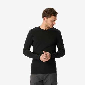 Bluză 100 % lână merinos maro bărbați imagine