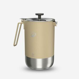 Cafetieră portabilă 3 în 1 de camping, fierbător și ceainic, 0, 6l - 0, 8l, inox. imagine