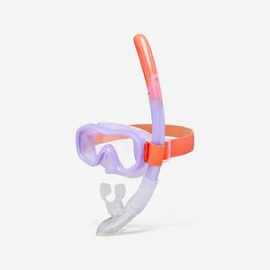 Kit scufundare mască anti-aburire și tub supapă snorkeling 100 Mov Copii imagine