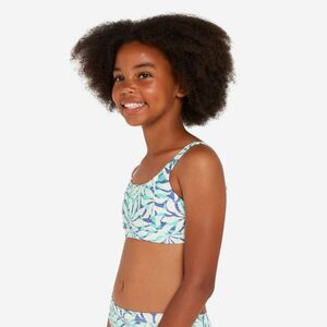 Bustieră de baie reglabilă 500 Nora Imprimeu floral Lila Fete imagine